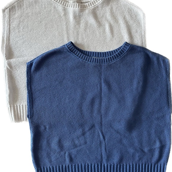 2 for 1 price Loft sleeveless raglan sweaters NWOT - Picture 1 of 9